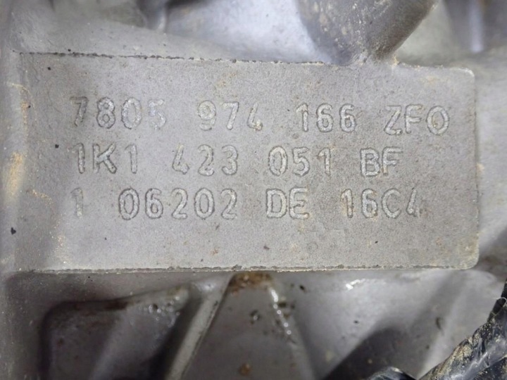 CRÉMAILLÈRE DE DIRECTION COLONNE TRANSMISSION EUROPE 1K1909144F VW CADDY III 2K 04R