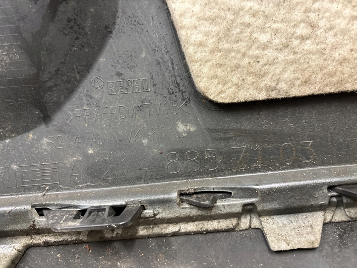 MERCEDES E CLASSE W214 UNIVERSEL AMG PARE-CHOCS ARRIÈRE ARRIÈRE A2148857103