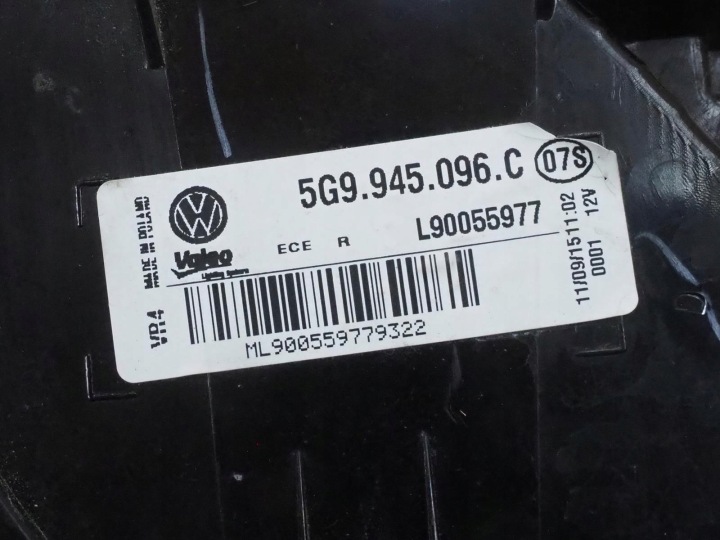 PHARE DROIT ARRIÈRE VW GOLF VII UNIVERSEL 5G9945096C