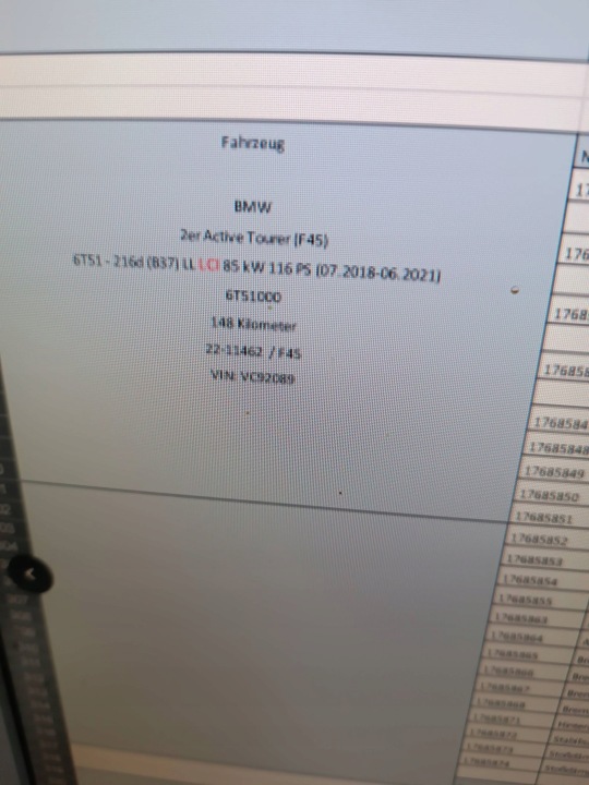 ÉTRIER DE FREIN DISQUE ARRIÈRE ENSEMBLE BMW 2 F45
