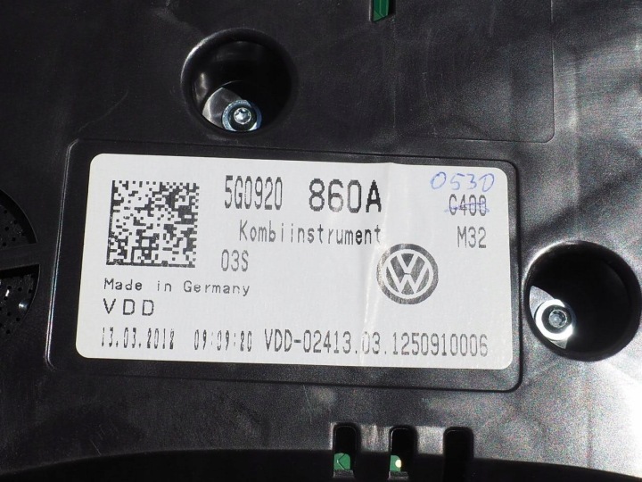 AP COMPTEUR COMPTEUR TDI 5G0920860A VW GOLF VII