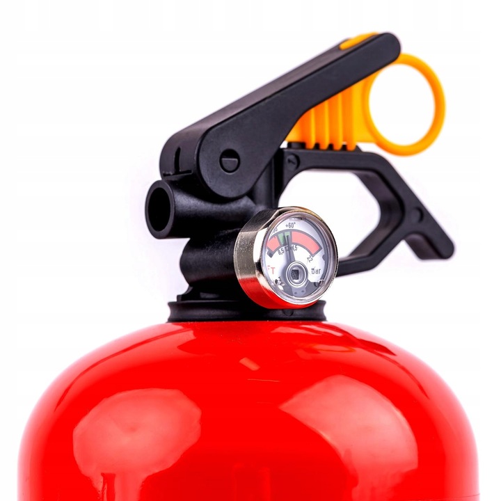 EXTINGUIDOR DE POLVO DE AUTOMÓVIL 2KG ABC MANOMETR PERCHERO OGNIOCHRON 2024 