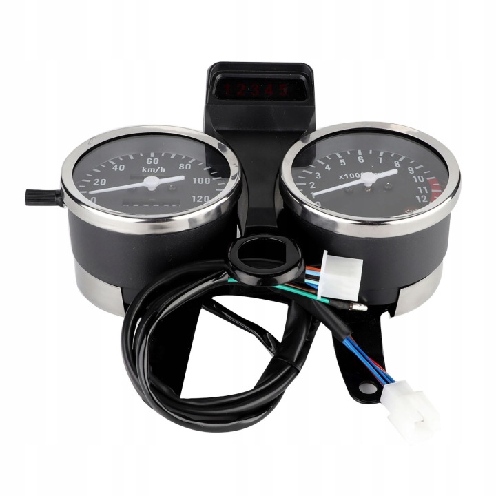UNIVERSEL COMPTEUR NUMÉRIQUE MOTOCYCLETTE LCD LED COMPTE-TOURS POUR SUZUKI GN125