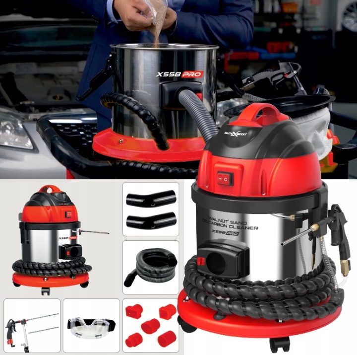 PROFESSIONNEL DEKARBONIZATOR PROSZKIEM ORZECHOWYM AUTOXSCAN X558 PRO