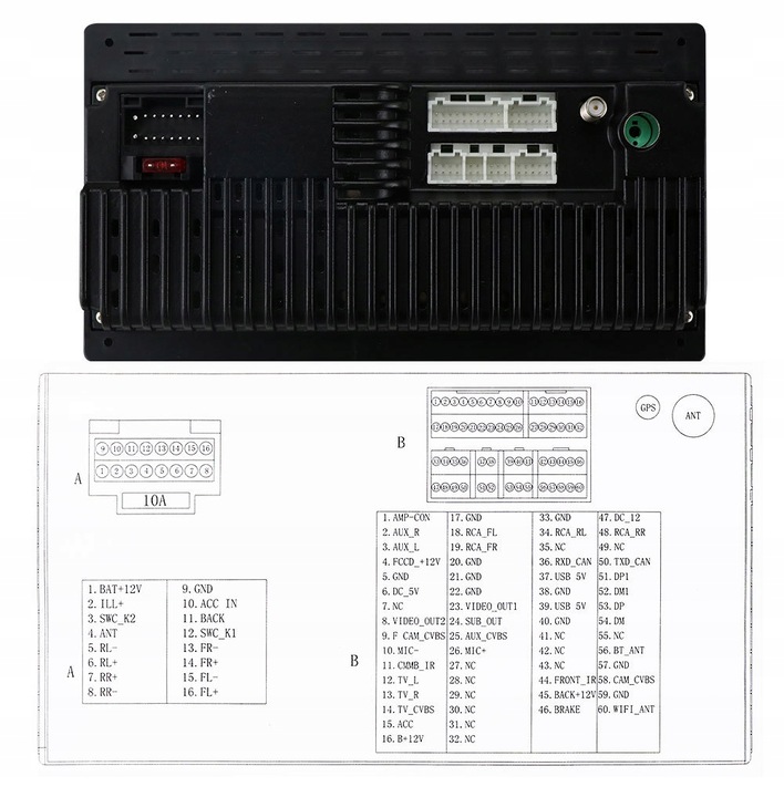 RADIO DE AUTOMÓVIL 2DIN AUDI A4 B9 ANDROID 4G/64G 