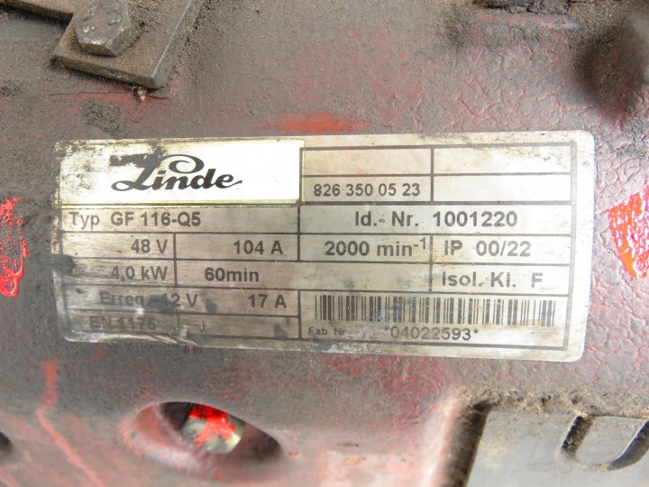 PONT TRANSMISSION LINDE E14-02 LINDE GF116 Q5 8263500524 8263500523