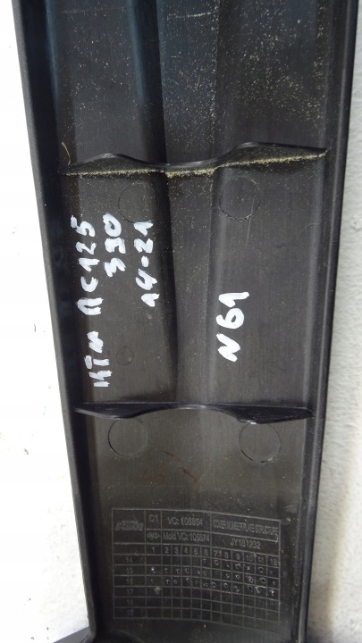 M61 KTM RC 125 350 14-21 QUEUE FIXATION POIGNÉE NUMÉROS