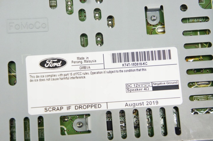 UI104 FORD EDGE MK2 RADIO NAVI MEDIA KT4T-18D818-KC USA