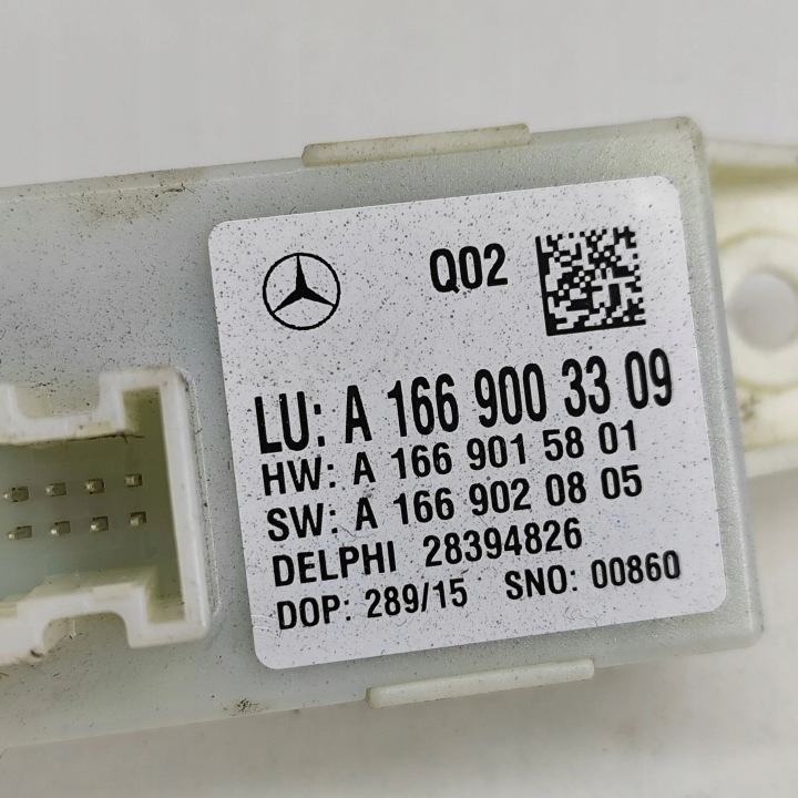 MERCEDES-BENZ GLA W156 2015 CONTRÔLEUR MODULE DE COMMANDE D'ÉCLAIRAGE LCM