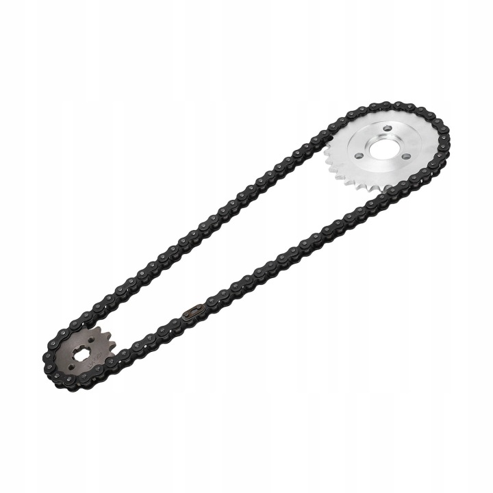 420 78 LINK 3 OUVERTURES 29T 120MM ARRIÈRE ENGRENAGE 14T CHAÎNE KIT ROUES T4