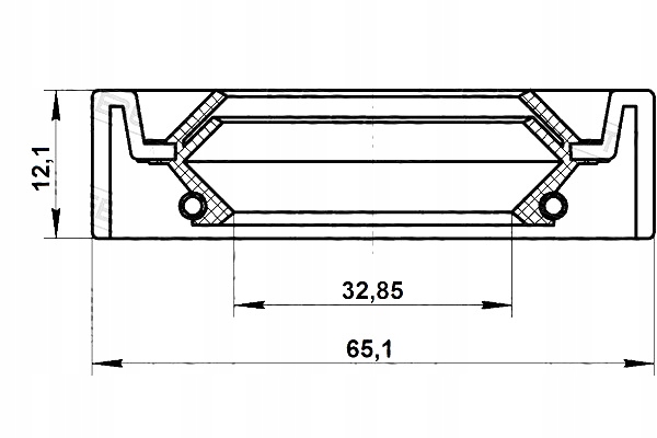 FEBEST 95IDS-34651212X BAGUE D'ÉTANCHÉITÉ ARBRE DE TRANSMISSION