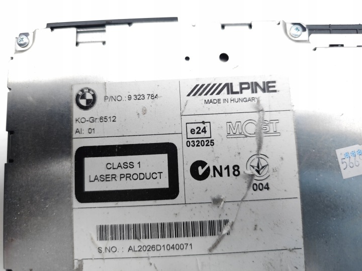 RADIO CD NAVIGATION BMW F10