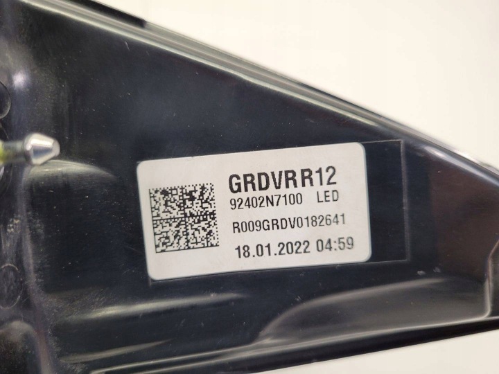 PHARE ARRIÈRE DROITE CÔTÉ HYUNDAI TUCSON 4 2020 N7924-62030