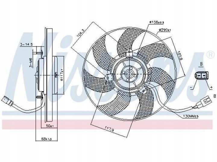 VENTILADOR DEL RADIADOR SEAT ALTEA 1.2-2.0 IBIZA IV MK4 1.4 