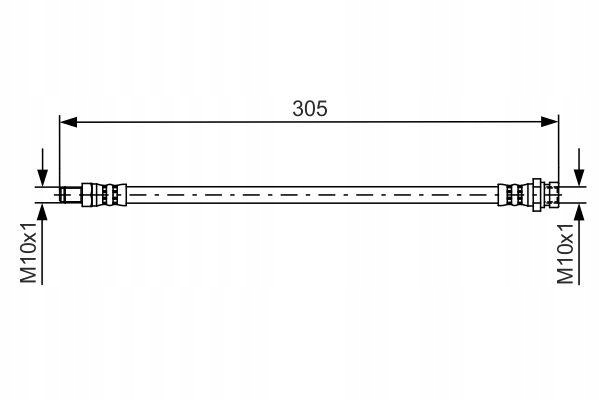 CABLE DE FRENADO ELÁSTICO BOSCH 1 987 481 442 