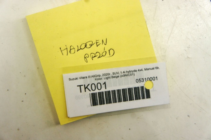 TK001 SUZUKI VITARA III PHARES ANTIBROUILLARD PARE-CHOCS AVANT 35500-62J01-000 89206454A