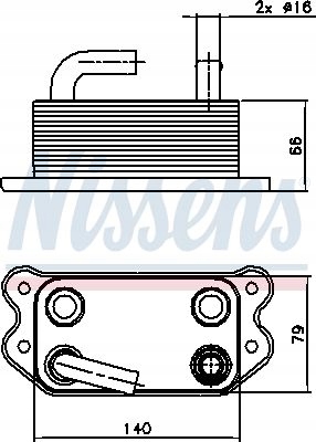 RADIATEUR HUILES VOLVO S-V40 D5 (04-) NIS