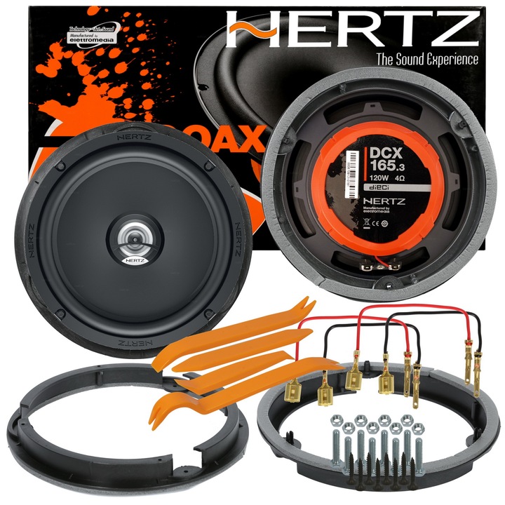 HERTZ ALTAVOCES AUDI A4 B8 A5 Q3 Q5 PARTE DELANTERA DISTANCIAS 