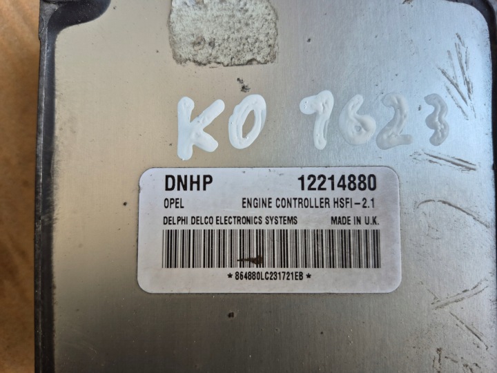 CONTRÔLEUR ORDINATEUR MOTEUR OPEL 12214880