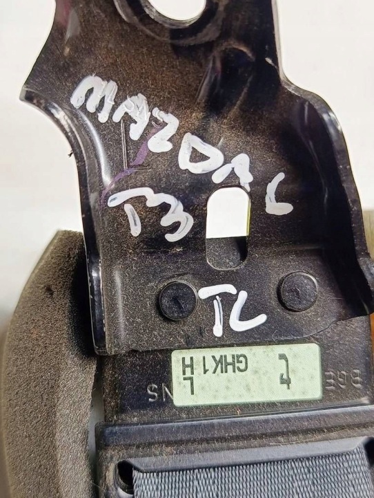 MAZDA 6 III 12-16 GJ CEINTURE DE SÉCURITÉ GAUCHE ARRIÈRE T89493T