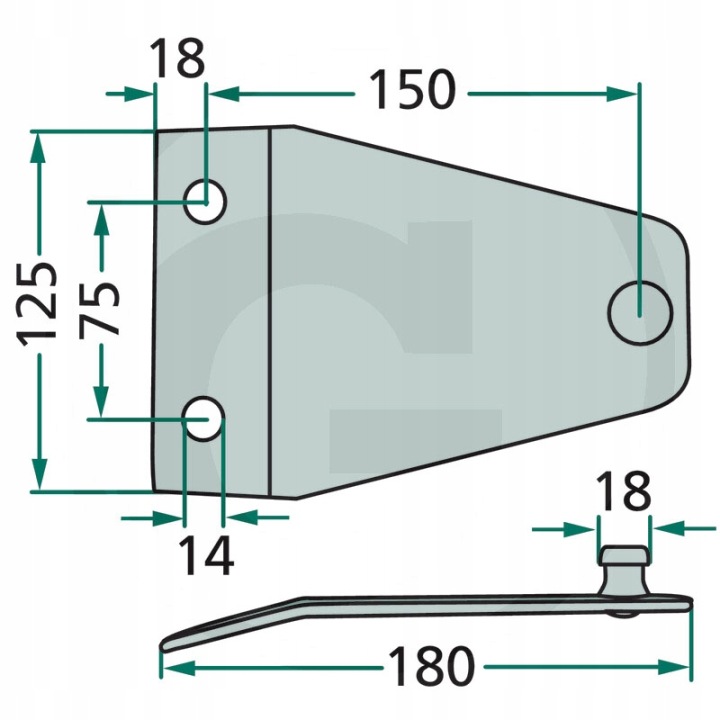 FIXATION NOZYKA GRANIT VERS TONDEUSES ROTATIVE TAA