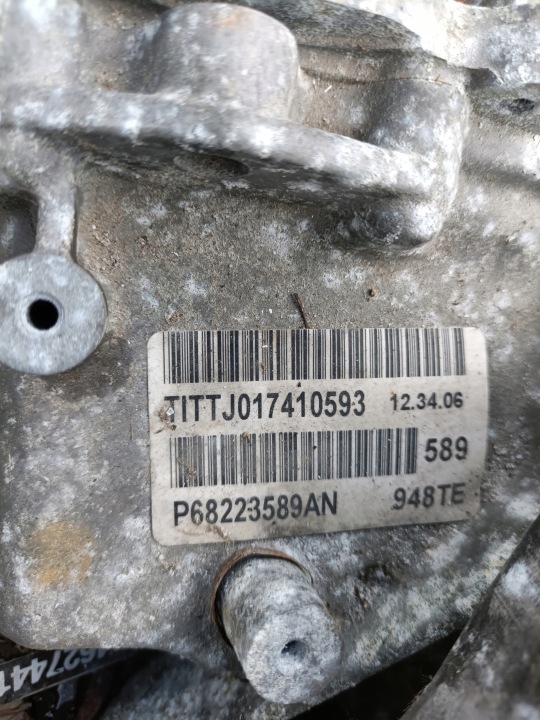 BOÎTE DE VITESSES AUTOMATIQUE JEEP CHEROKEE KL 3,2 4X4 2014-2018 948TE