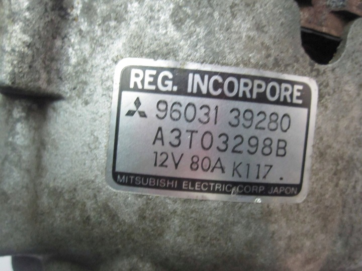 PEUGEOT 405 1992 ALTERNATEUR 9603139280