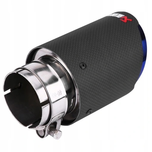 EMBOUT ÉCHAPPEMENT SILENCIEUX REVÊTEMENT NOIRE 63/89MM