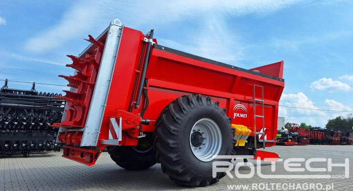 DISTRIBUTEUR FUMIER JEDNOOSIOWY SKORUPOWY JOL-MET N250 6T 8T 10T 12T