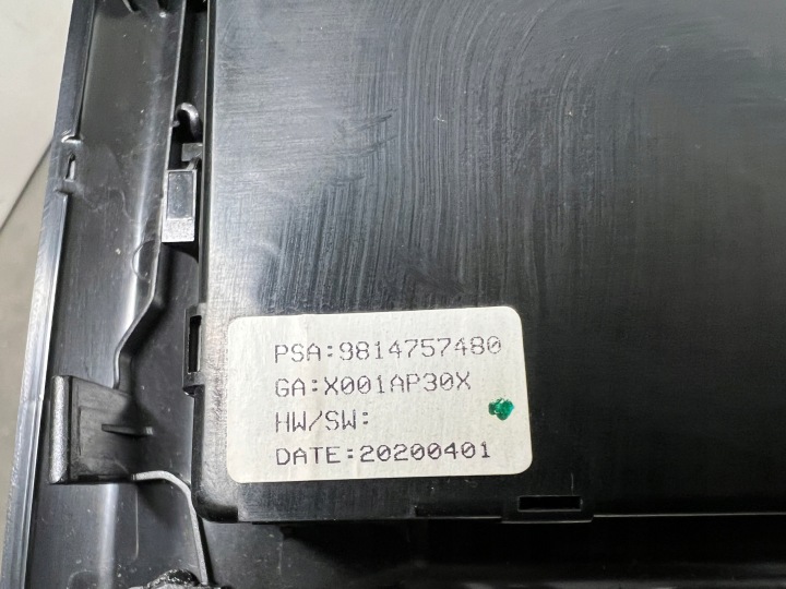 PEUGEOT 208 II AMPOULE PLAFONNIERS 9823298180