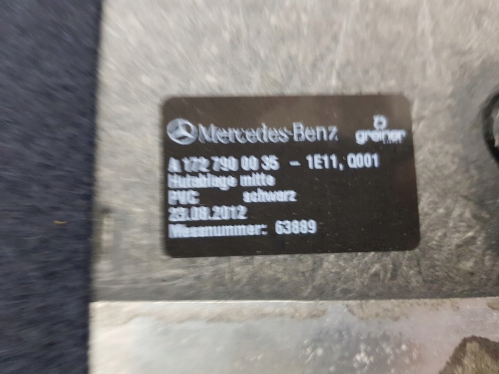 ÉTAGÈRE COUVERCLES DE COFFRE MERCEDES SLK R172 SLC W172 1727900035