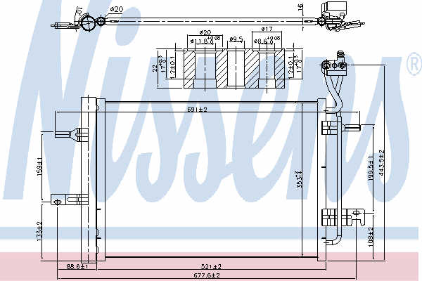 DÉSHYDRATEUR NISSENS 13303641 1850447 1850221 9551367