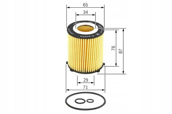 FILTRO ACEITES BOSCH F 026 407 166 