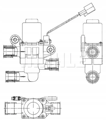 MAHLE SOUPAPE RÉCHAUFFEURS DAF CF XF 105 MAN E2000, F2000 TGA TGL TGM TGS TGX