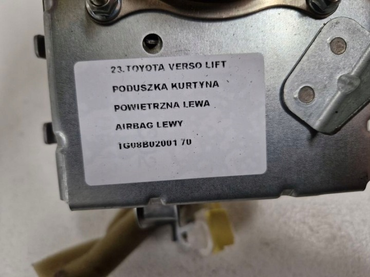TOYOTA VERSO LIFT COUSSIN SÉCURITÉ PASSAGER DROITE AIRBAG TG08B02001