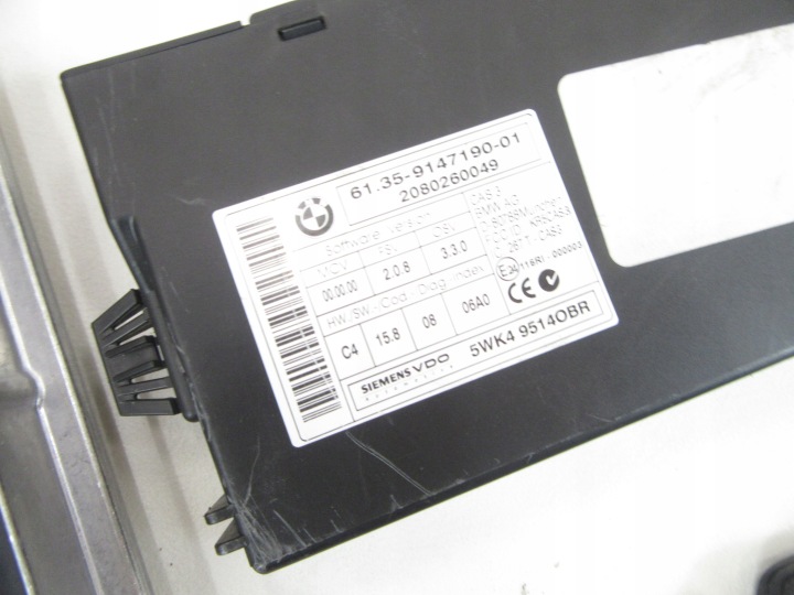 CONTRÔLEUR MOTEUR CAS 2 X CLÉ BMW E70 X5 E71 X6 M57D30 235KM 7809944