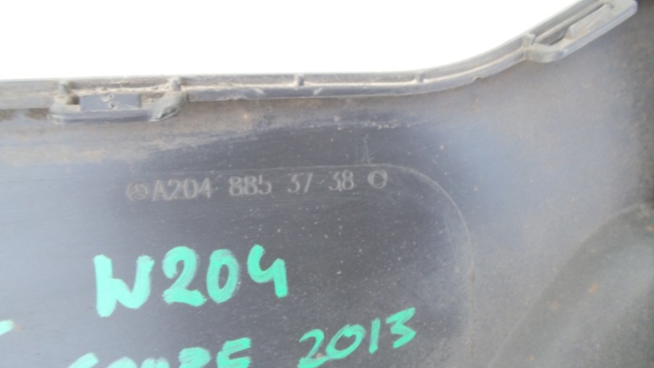 MERCEDES C CLASSE W204 LIFT BERLINE DOUBLURE PARE-CHOCS ARRIÈRE A2048853738