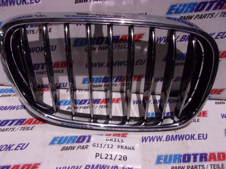 BMW G11 G12 CALANDRE GRILLE RÉSERVOIR GAUCHE DROITE 7357011 7357012