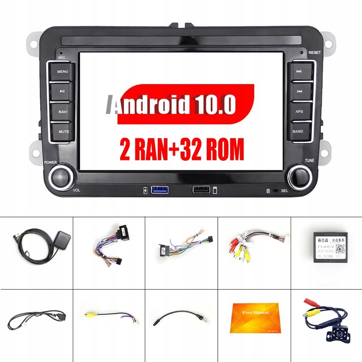 RADIO GPS ANDROID VW AMAROK EOS T5 T6 CADDY 2/32GB 