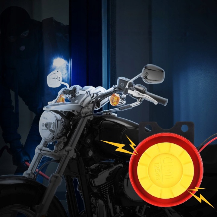 ALARME VERS MOTOCYCLETTE AVEC PROTECTION PRZECIWKRADZIEZOWA I ZDALNYM URUCHAMIANIEM