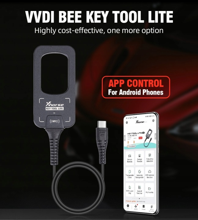XHORSE VVDI BEE KEY TOOL LITE OTRZYMAJ 6 GRATUITS PILOTOW XKB501EN