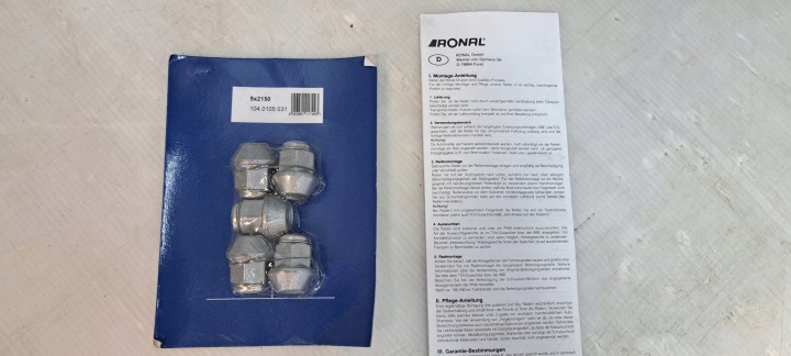 JANTE ALUMINIUM KBA 49922 RONAL 8.0″ X 18″ 5X108 ET 40 NEUF