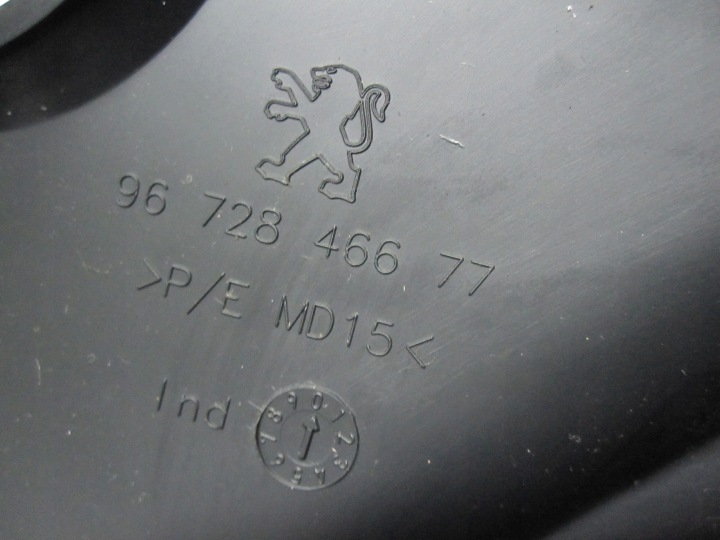 PEUGEOT 208 I 13R CHÂSSIS COLONNES CAOUTCHOUC 9672846677