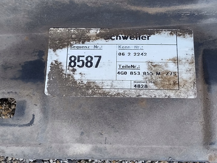 AUDI A6 S6 C7 4G LIFT 15-18 AVANT UNIVERSEL S-LINE GAUCHE MOULURE SEUIL LZ7S