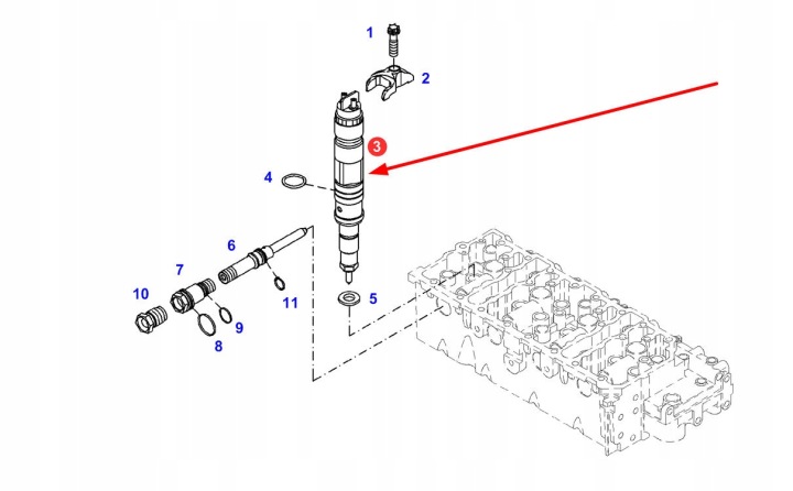 F339202710060 INJECTEUR COMPLET