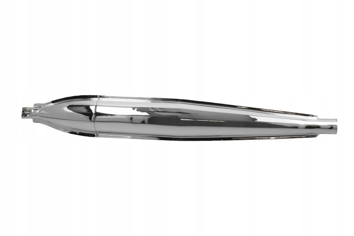 SILENCIEUX ÉCHAPPEMENT CHROME COUDE WSK 125 DWURAMOWKA