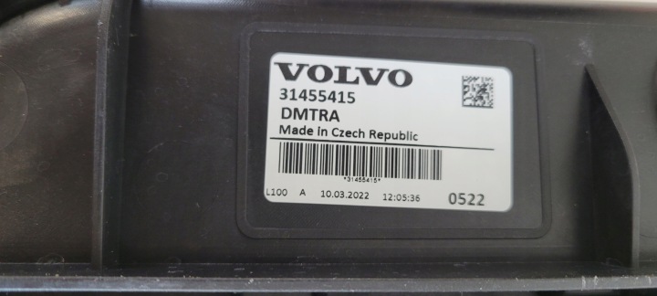 DÉFLECTEURS GUIDE D'AIR JALOUSIE STORE VOLVO XC40 31455415 31455422