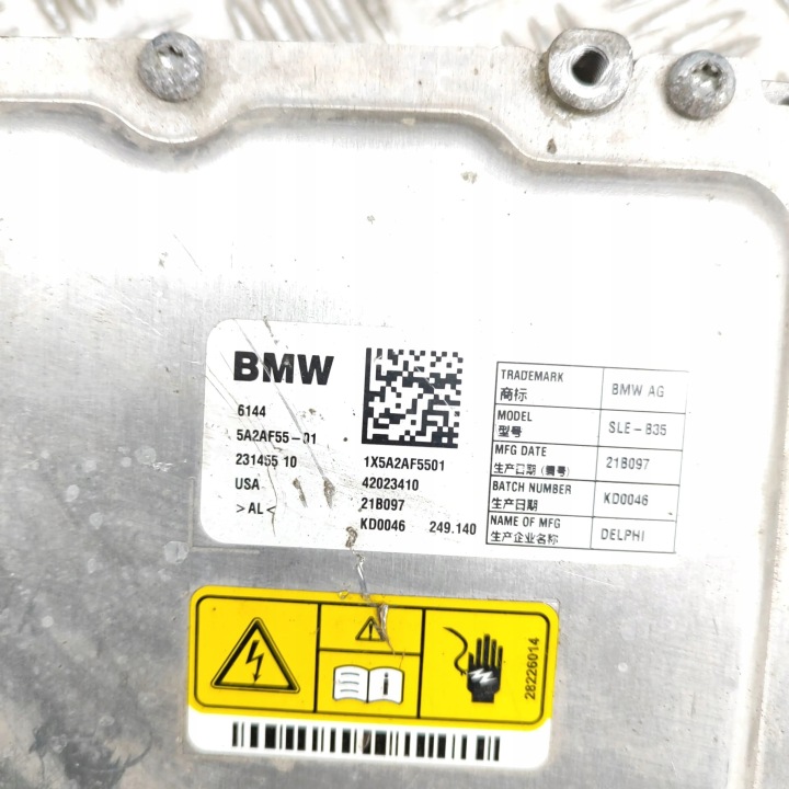 BMW X1 F48 F49 2021 FALOWNIK CONVERTISSEUR TENSION