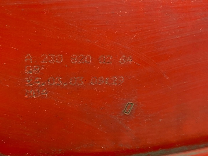 MERCEDES SL R230 W230 PHARE DROITE ARRIÈRE DROIT ARRIÈRE A2308200264 AVANT RESTYLAGE