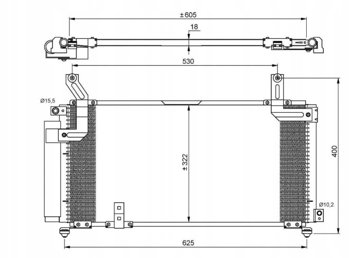 NRF DÉSHYDRATEUR CLIMATISATION SUZUKI LIANA 02-